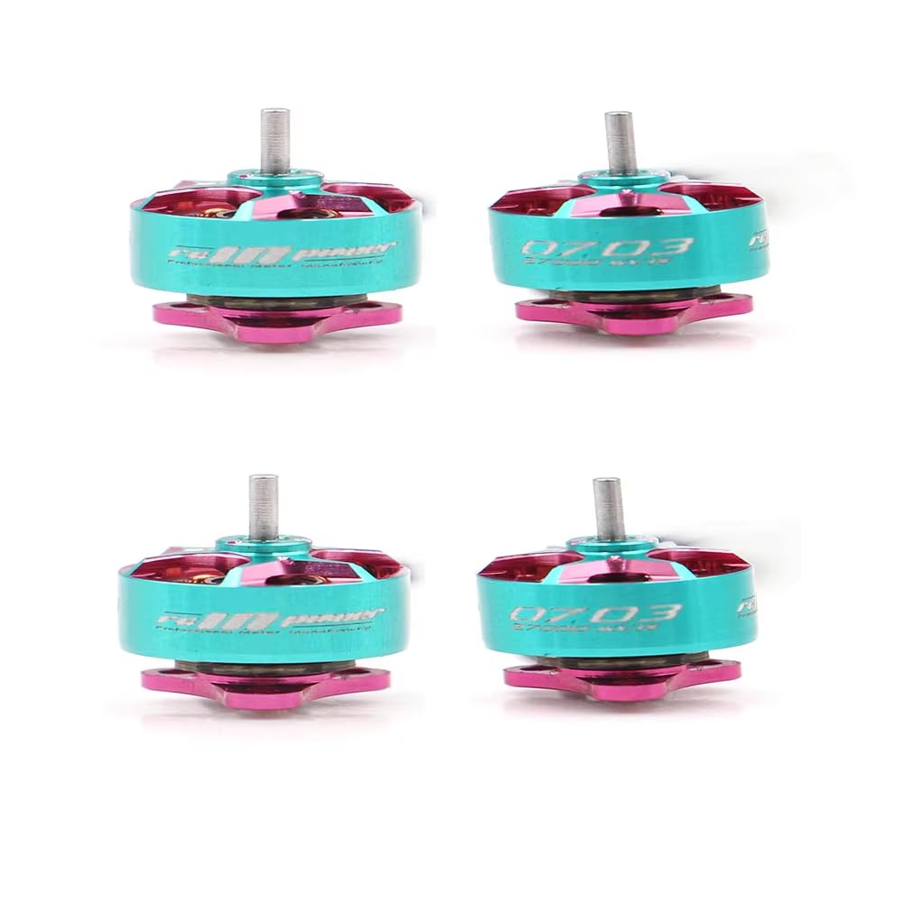 SPARKHOBBY GTS V3 0703 27000KV mini FPV brushless for RCINPOWER Motor 1S Lipo for 1.2-inch propellers RC FPV Racing Drone (4PCS 0703 27000KV)
