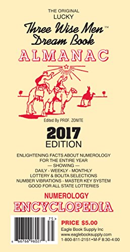 2017 The Original Lucky Three Wise Men Dream Book [Staple Bound] [1940] Eagle Book Supply