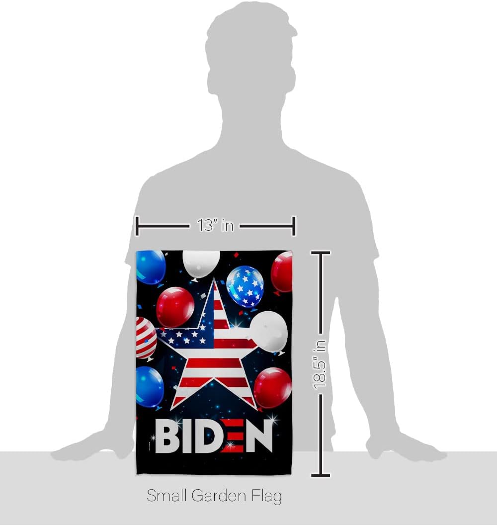 Biden Harris Flag Garden Flag Patriotic Vote President Democrat Republican Tea Party United State American Election House Decoration Banner Small Yard Gift Double-Sided, 13"x 18.5", Thick Fabric