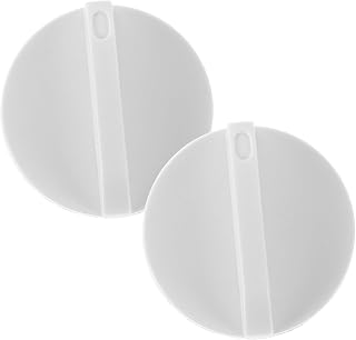 2pcs Refrigerator Temperature Control Switch Fridge Temp Switch Temp Knob Replacement Temperature Control for Refrigerator Fridge Thermostat Knob White Abs