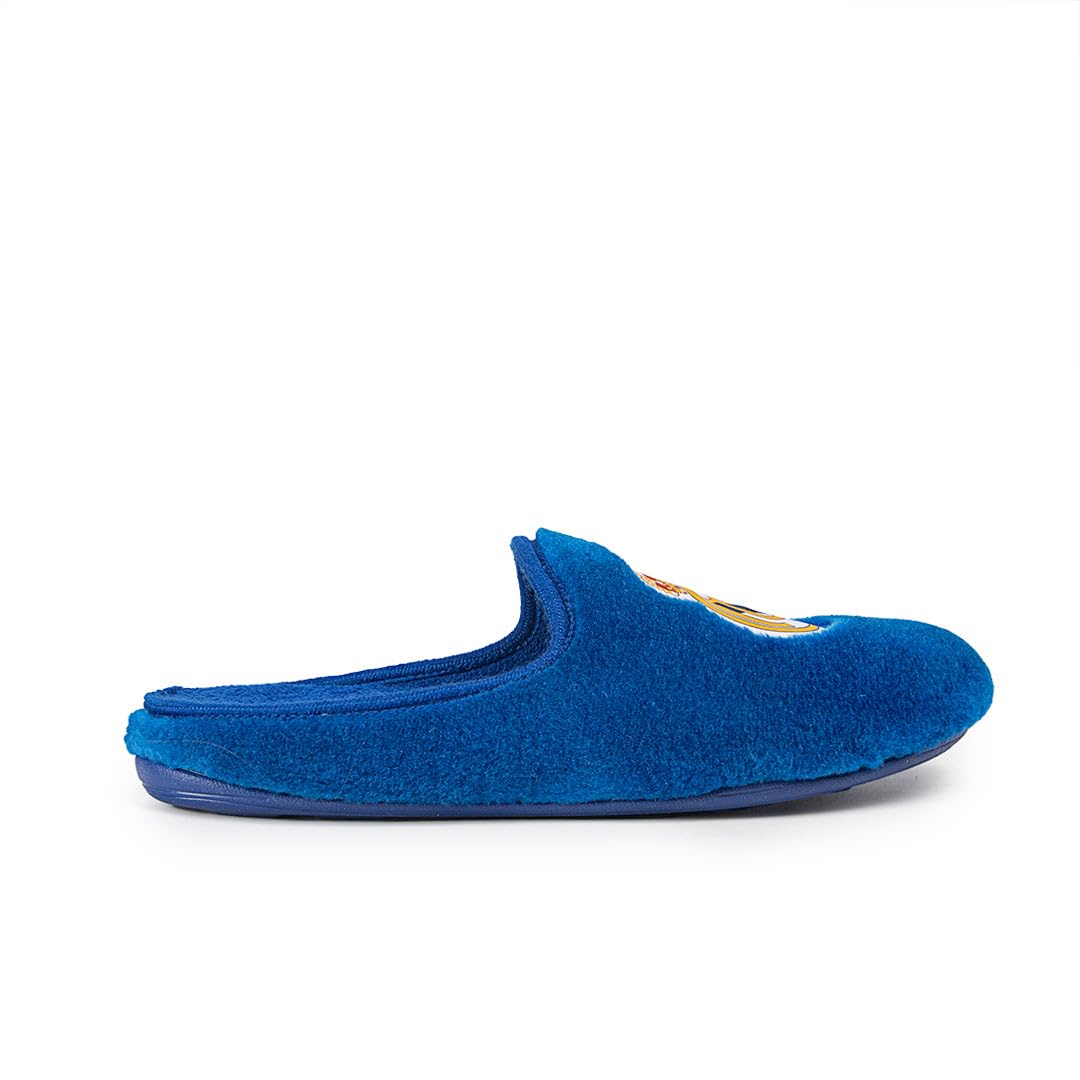 MARPEN SLIPPERS Zapatillas de casa Real Madrid CF Oficiales Temporada 25/26 para Niño o Niña, Suela Caucho Diseño Fútbol, Azul, Talla 28
