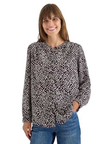 Cecil 3412320 Chemisier à Motifs, Rouge Eggplant, M Femmes