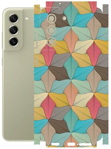 Image of AtOdds - Full Body Back Screen Guard Protector Film - Lamination Wrap Skin Sticker Compatible with Samsung Galaxy S21 FE (5G) | Scratchproof Matte Finish (Autumn)