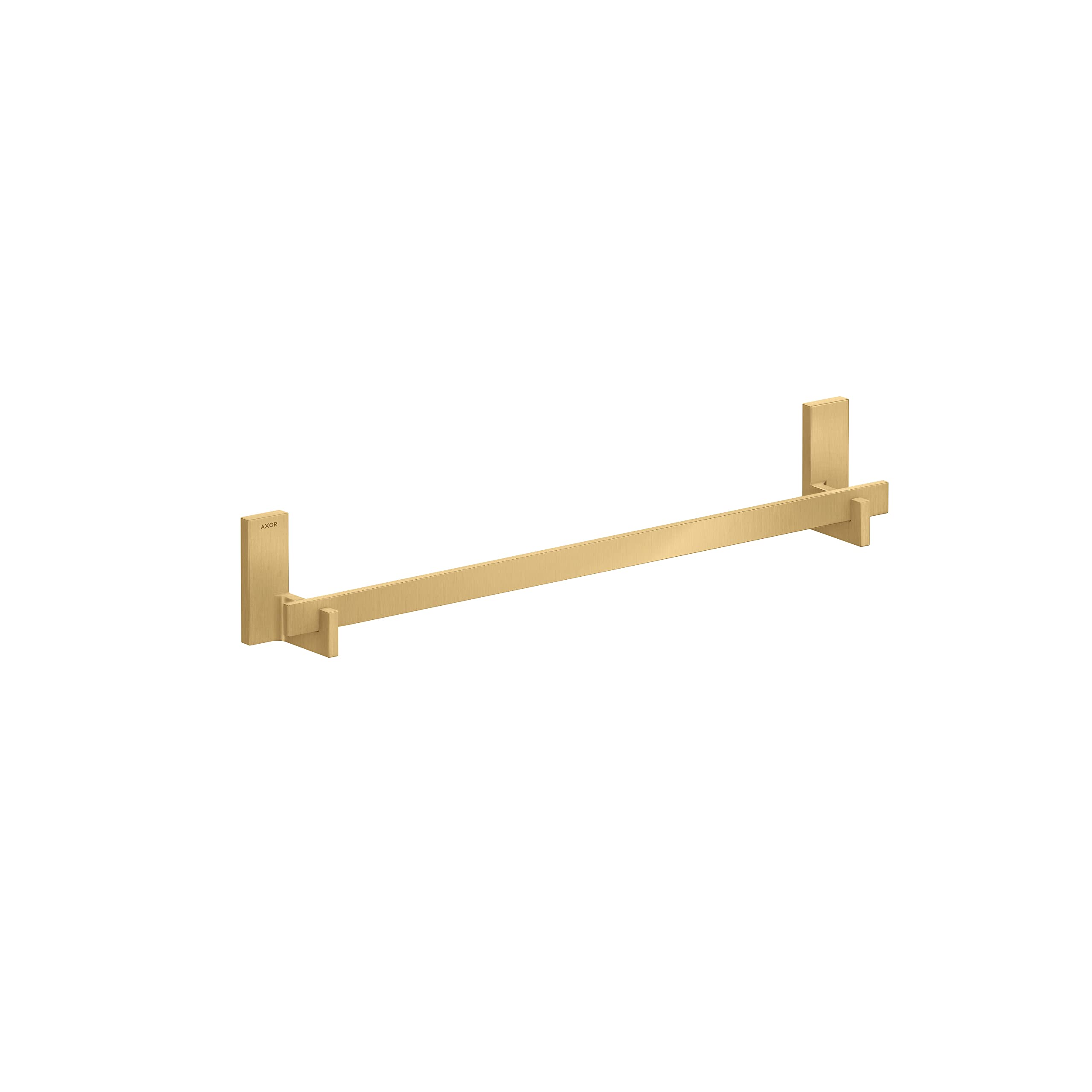 Porte-serviettes AXOR rectangulaire universelle or brossé luxe pour salle de bain