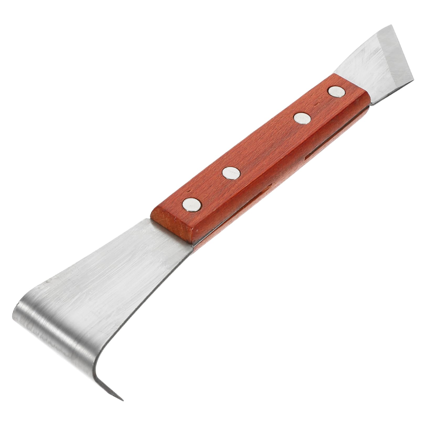 VICASKY 1pc Bonsai Bark Scraper Tool Log Peeler for Stump Removal Branch Cutting Garden Scarping Tool Portable Small Scraper for Yard Garden Park Random Color