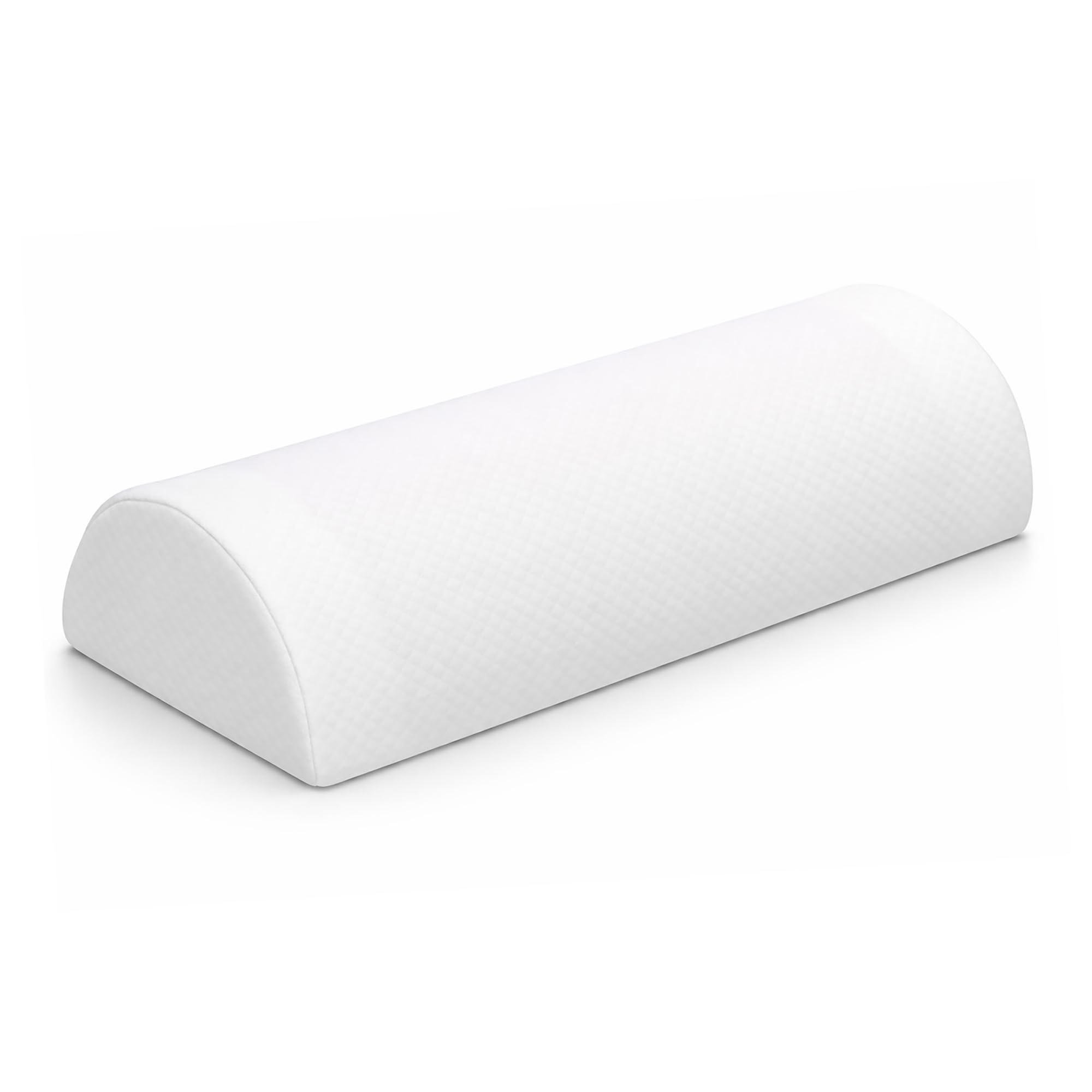 Aidapt 50cm 4 in 1 Half Moon Memory Foam Orthopaedic Pillow With Cooling Gel Layer - Lumbar Support Cushion - Bolster Pillow Ideal For Neck, Lower Back, Knees & Legs.