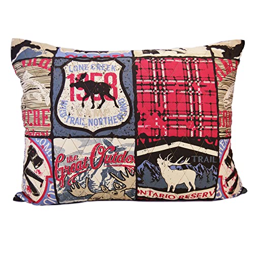 Donna Sharp King Bedding Set - 3 Piece - The Great Outdoors Lodge Quilt Set With King Quilt And Two King Pillow Shams - Machine Washable #TOP4