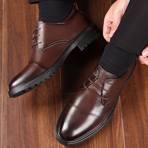 Oxfords Dress Shoes Men's Classic Lace Up Anti-Slip Business Work Dress Shoes for Dating Prom Business2