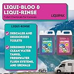 Liquipak Caravan Toilet Fluid Rinse Chemical Blue 5l Pink 5l For Caravan Camper Motorhome Boat Liqui Bloo Rinse Formaldehyde Free 2x5l