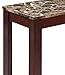 Crown Mark Side Table, 24 in x 12 in x 24 in, Brown