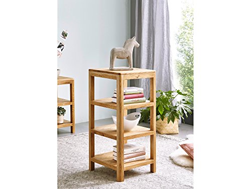 moebel-eins Verona Regal, Material Massivholz, Wildeiche geölt, 83 cm