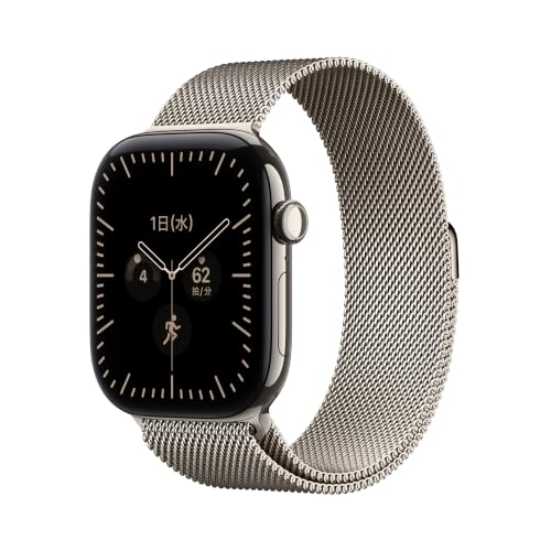 Apple Watch Series 12（GPS ＋ Cellularモデル）- 46mm MJGP4X/A ナチュラルチタニウムケースとナチュラルミラネーゼループ-S/M 買取価格比較