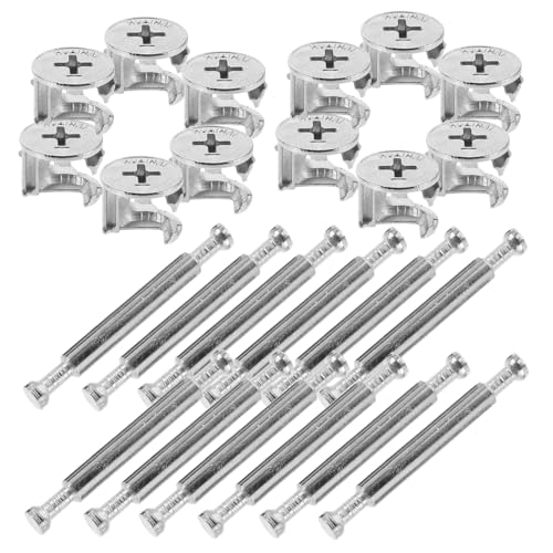 Luxshiny 10juegos Herrajes De Conexión para Muebles Tuercas De Seguridad para Armarios Sujetadores para Cerraduras Uso Armarios y Accesorios De Hardware para Muebles