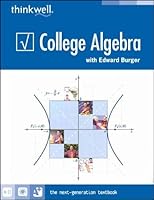 Thinkwell College Algebra 1605380040 Book Cover