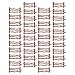 VILLCASE 100Pcs Corral Clôture Jouet Mini Cheval Corral Panneau De Clôture Accessoires Ferme Clôture Jouet Portique Ferme Chiffres Paddock Jouet pour Préscolaire Jouet Éducatif Cadeau De