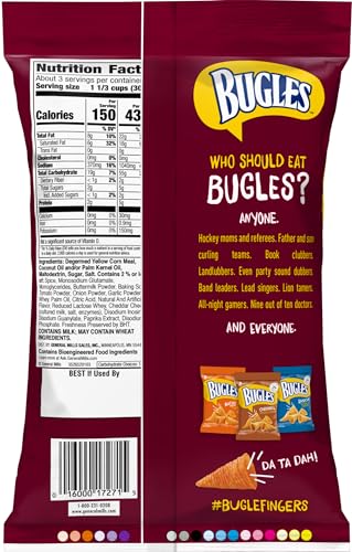 By The Cup Bugles Crispy Corn Snacks 5 Flavor Variety thumb #5