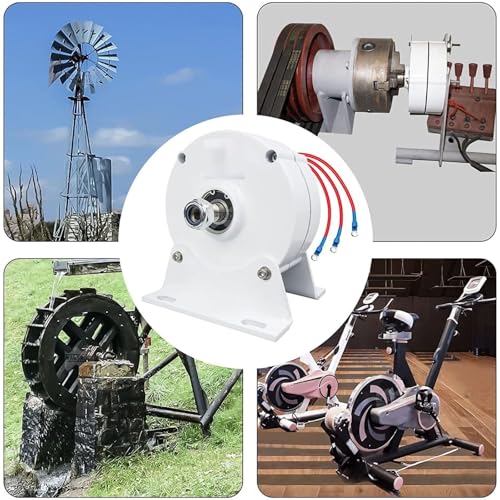 Zestaw generatora wiatrowego z regulatorem ładowania, pionowy sprzęt do wytwarzania energii elektrycznej, generator wiatrowy 400 W - trójfazowy alternator z magnesami trwałymi do systemów