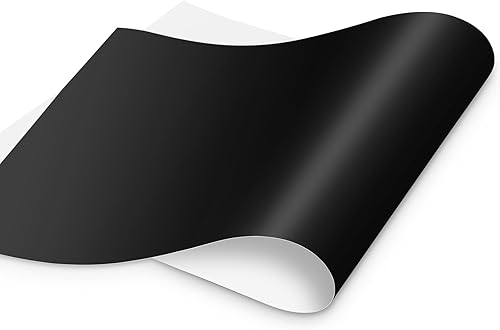 Miniatura 10 de Livelynine Azulejos grandes de color negro mate para salpicaduras de cocina, 24 x 12 pulgadas, 4 piezas de azulejos de pared de baño, calcomanías