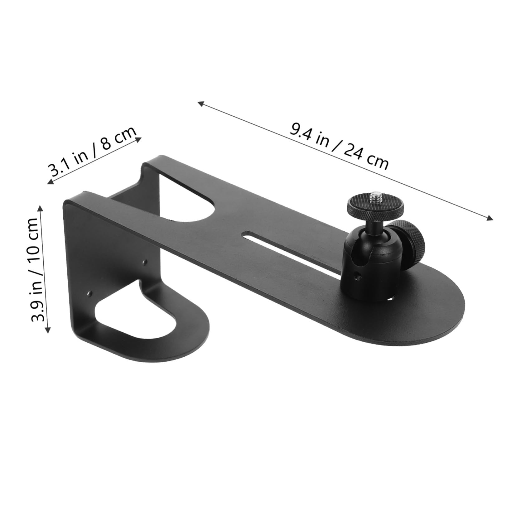 OKUMEYR Adjustable Projector Wall Mount Bracket Sleek Design for Projectors Cameras Durable Cold Rolled Rotation for Versatile Setup Elegant Minimalist Style