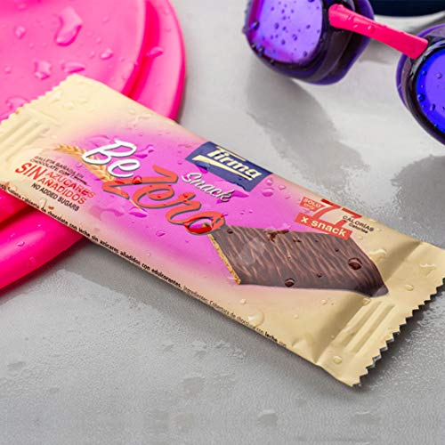 Tirma Snack BeZero 105g | Helle Milchschokolade | Kalorienarme Diät Kekse | Ohne Zuckerzusatz | Einzelne Kaffee | Diabetikerfreundlich