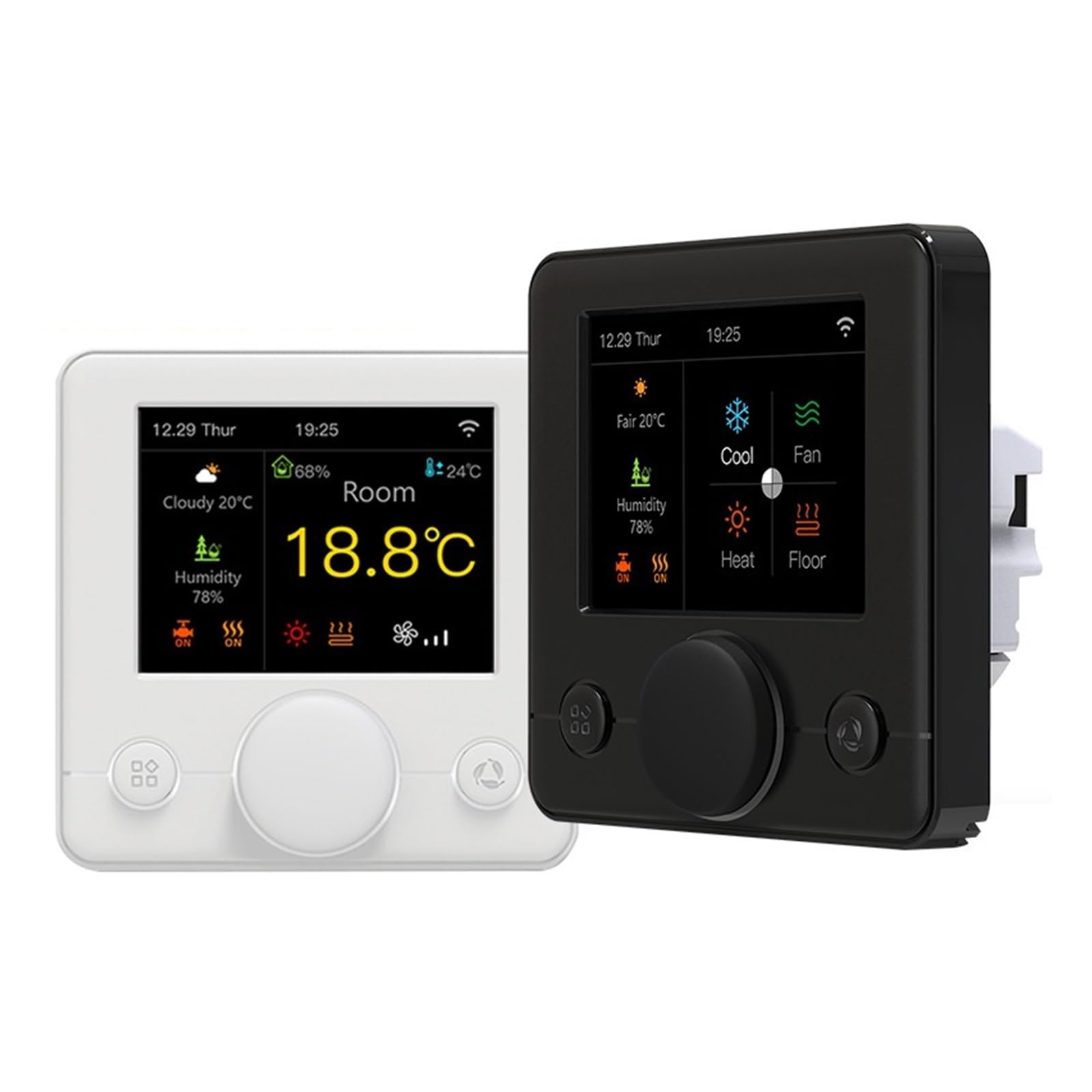 Termostato Inteligente WiFi for Agua/calefacción eléctrica por Suelo, Caldera de Gas, Controlador de Temperatura Ambiente y Humedad