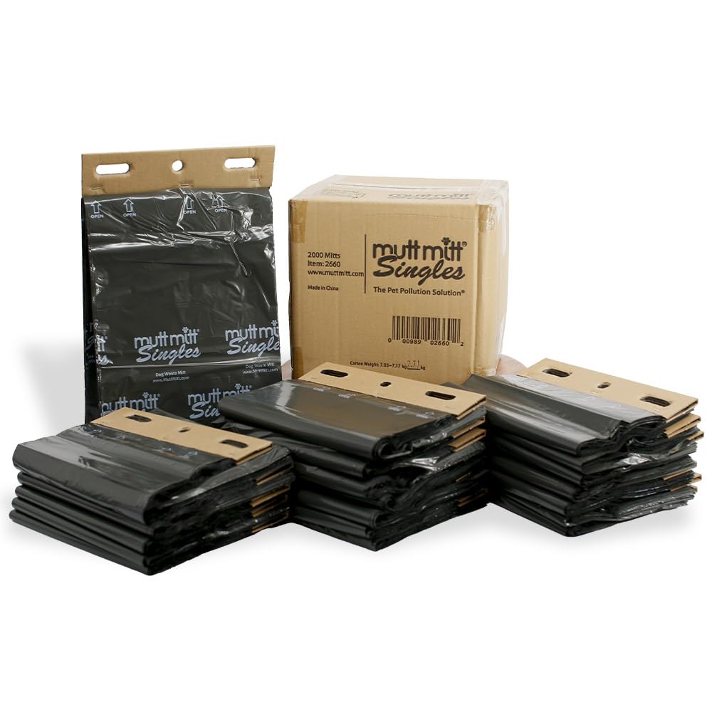 Mutt Mitt Singles - 2000 per Case - Item#: 2660