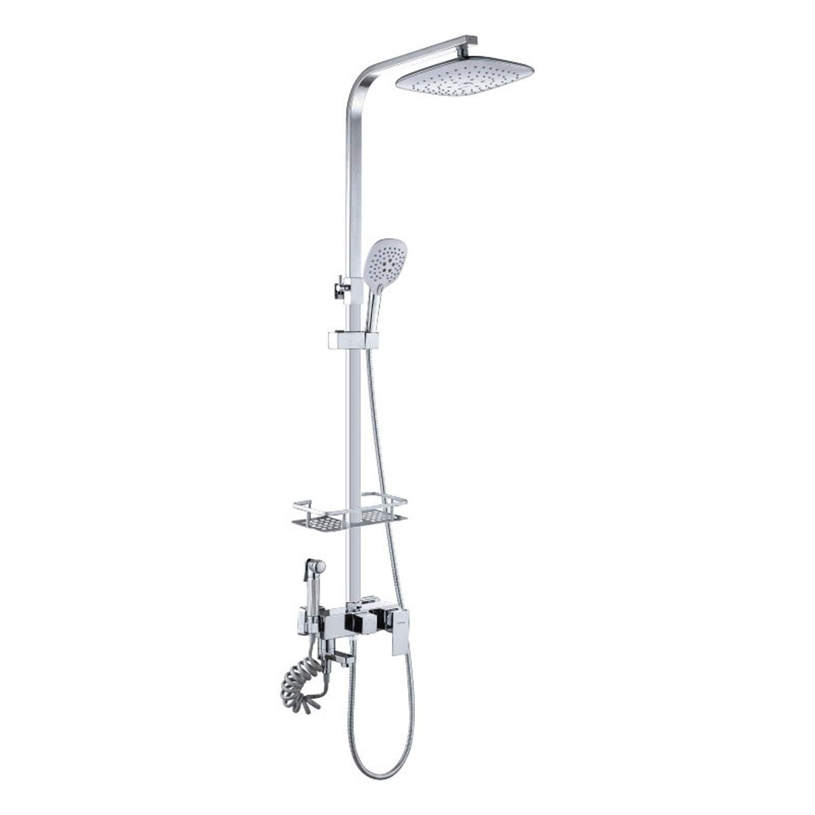 Système de douche pluie avec douchette à main ergonomique