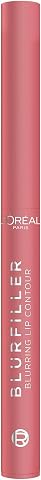 L'Oreal Cosmetics Paris Blurfiller Dudak Kalemi 601 | Doğal olarak tanımlanmış ve dolgun dudaklar, sürgülü aplikatör, yumuşak ve modüle edilebilir formül, bulanık dolgu Crayon