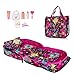 HappyVk - Baby Doll Bed - Portable Doll Bassinet - for Baby Dolls up to 21 inches - Handbag for Girl - Baby Doll Set - Graffiti Design