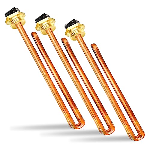 Upgrade HE 90240 Heating Element, For Ecosmart ECO 18 24 27 36, Rheem, Eemax, Richmond Electric Tankless Water Heaters, Water Heater Element Heater Parts, 9KW 18KW 27KW 36KW 240V, 3 Pack