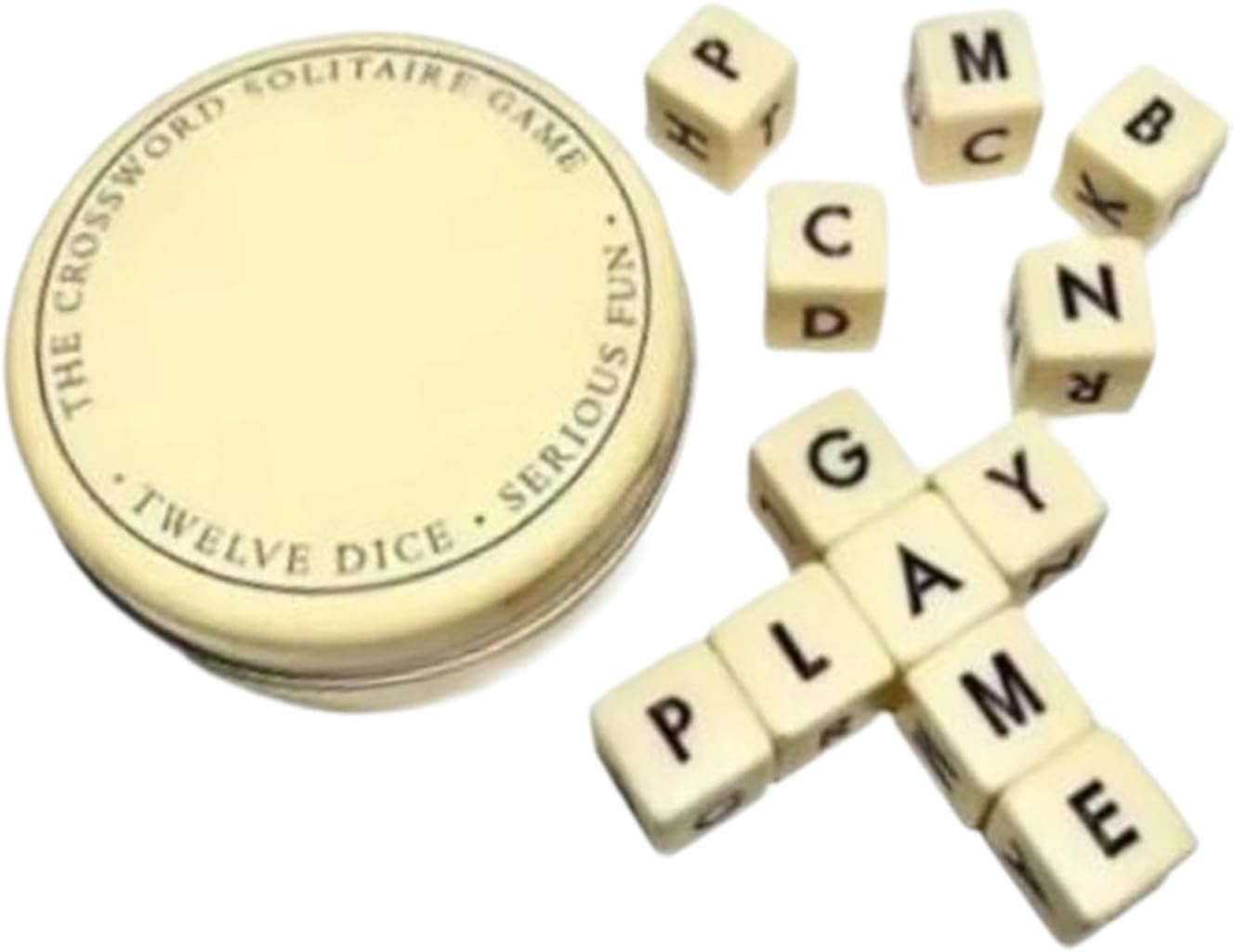 Travel Crossword Solitaire Game Educational Word Puzzle Mind Exercise Dice