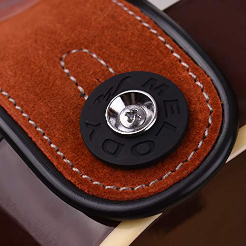 KKmoon Kit de acessórios para guitarra Guitarra acústica Correia de pescoço + Correia de guitarra Tr