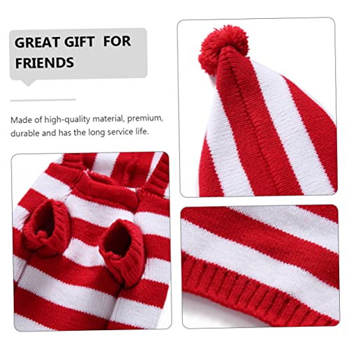 Pull tricot pour chien avec capuche vêtement hiver animaux de compagnie