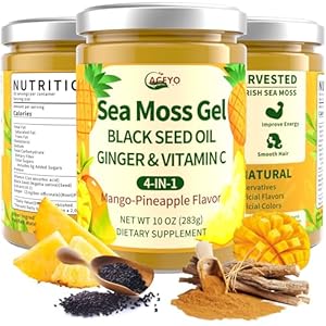 ACEYO Sea Moss Gel 4-in-1, Irish Se...