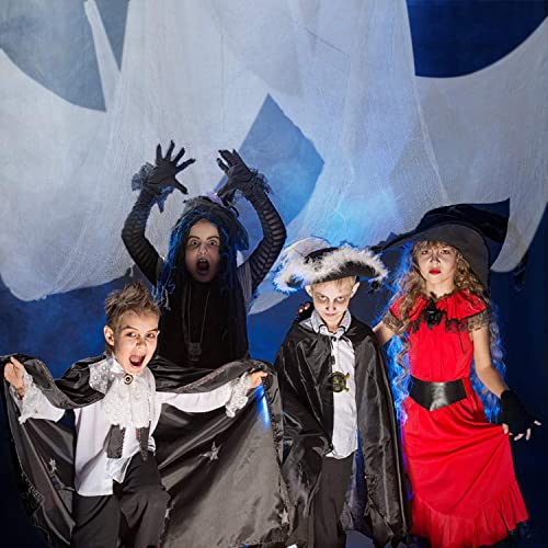 Biubee Pack Of 5 Halloween White Creepy Cloth- Spooky Fabric Cloth For Haunted House Halloween Party Doorway Outdoors Decoration (30×72Inch) #TOP2