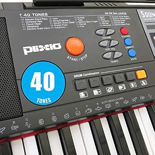 Plixio Clavier de piano électrique numérique 61 touches et pupitre – Clavier électronique portable pour débutants… - Les Beatles, Paul McCartney, John Lennon, RIngo Starr, George Harrison Plixio Clavier de piano électrique numérique 61 touches et pupitre – Clavier électronique portable pour débutants… – Image 2