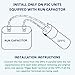 SPP5 Hard Start Capacitor for Air Conditioner,Increases Compressor Starting Torque 300% AC115V-288V from 4,000 BTU Window Units to 120,000 BTU Commercial Units(1/2 Thru 10 H.P.) by MIFLUS