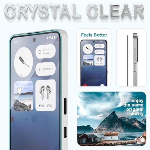 Image of Edge To Edge Screen Protector Tempered Glass For CMF Nothing Phone 2 Pro 5G / Nothing Phone 2 Pro 5G With Easy Self Installation Kit