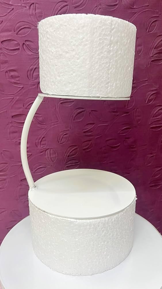 Noble Foods Soporte separador flotante para tartas, color blanco