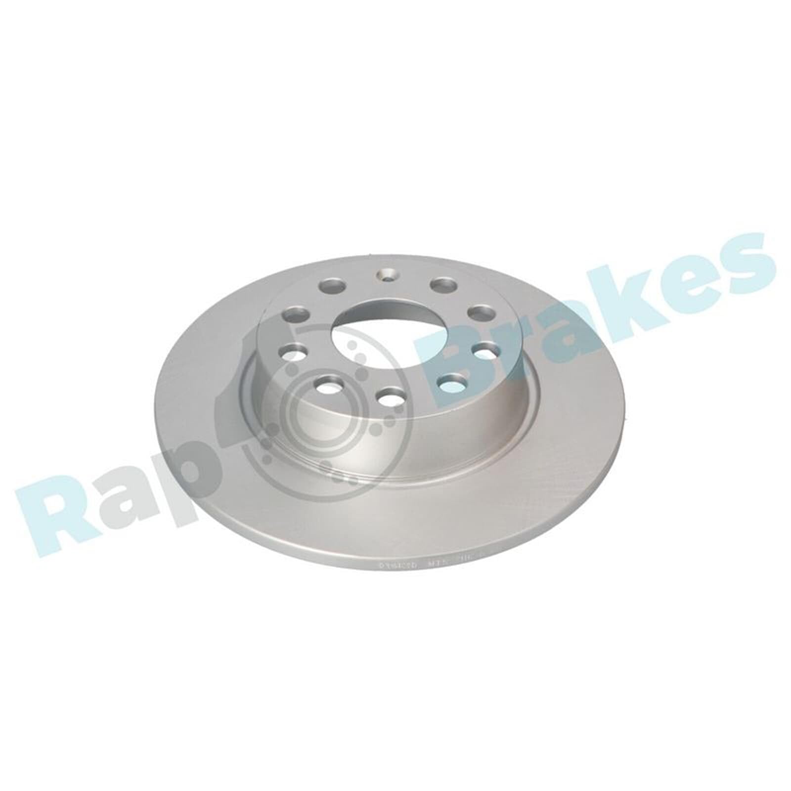 RAP Brakes Bremsscheiben + Beläge hinten | R-D0947C + R-P0802 passend für Golf 7 A3 8V Leon