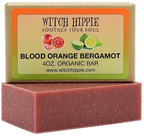 Blood Orange Bergamot 4oz Certified Organic Soap Bar by Witch Hippie