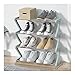 organizer do przechowywania butów Stojak Na Buty W Kształcie Litery Z 4 Poziomy Układany W Stos Organizer Na Buty Na 8-10 Par Prosty Modny Metalowy Organizer Na Półki Na Buty, Mały