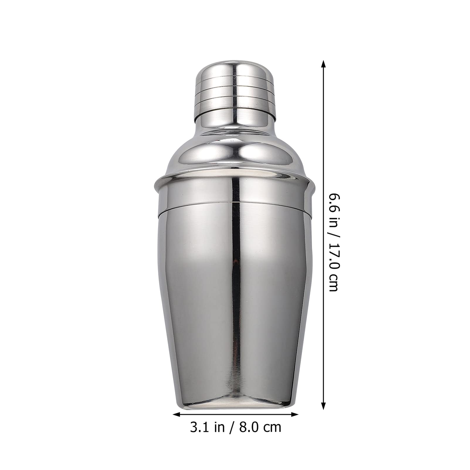12Pcs Outils Cocktail Shaker Cocktail Faisant Kit Fabrication de Cocktail Shaker en Acier Barman Kit Barware Ensembles (Argent) Verre Bar