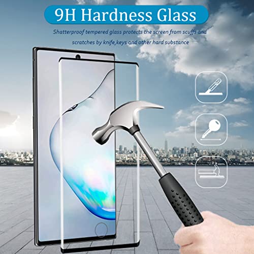 Ottarscreen Galaxy Note 10 Screen Protector【3+1 Pack 】 Camera Lens Protector, Compatible Fingerprint, Easy Installation, 3D Glass 9H Hardness Tempered Glass Screen Protector For Samsung Galaxy Note 10 #TOP4