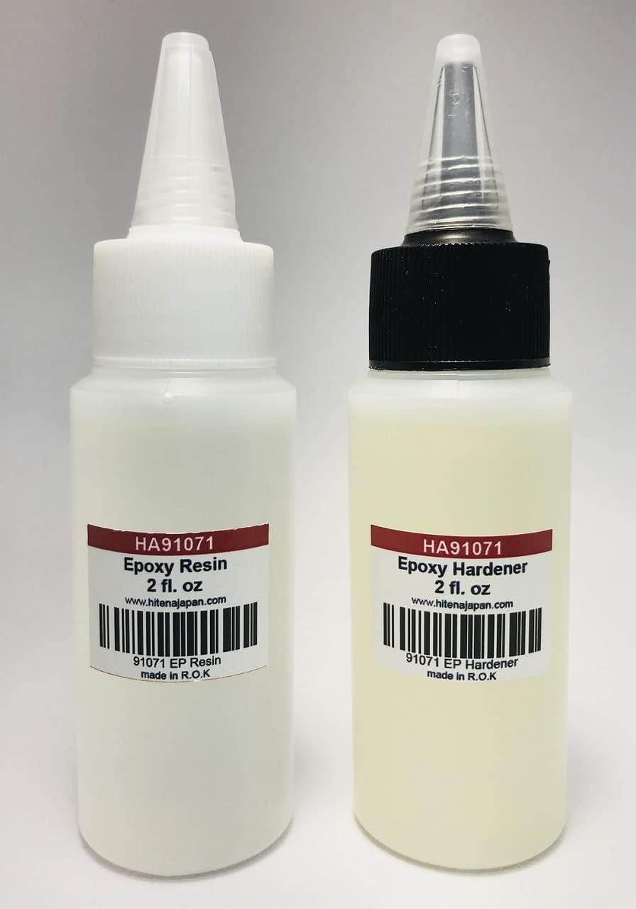 Rod Finish Epoxy Resin & Hardener (4 oz) - Non-Cracking Formula, Even First Time Builder Can Get A Decent Result Like Professional Builder Due to Incredible Self-Levelling