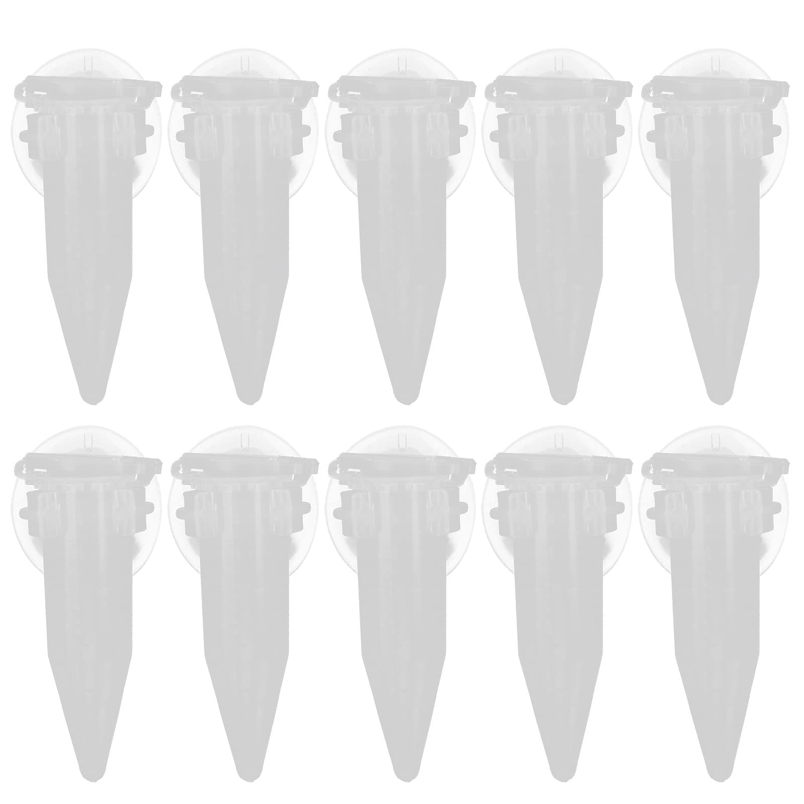 Gavigain Automatic Fish Feeder, Compact Design, Reusable, Adjustable Food Release, Suction Cup Installation, for Small to Medium Aquariums, Ideal for Live Foods