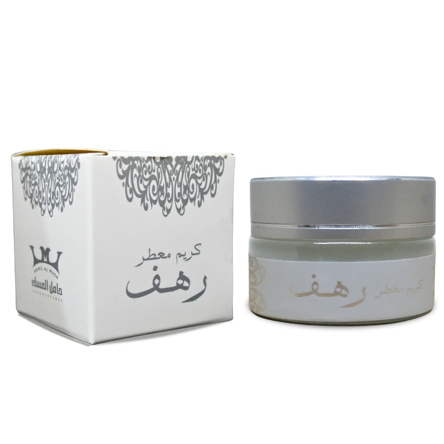 bonballoon Hamil Al Musk Fermented Scented Rahaf Cream Saudi Perfume Women Men Fragrances Makhmaryia Makhmaria (0.70 oz 20 gm) مخمرية Rahaf رهف,1 Pack