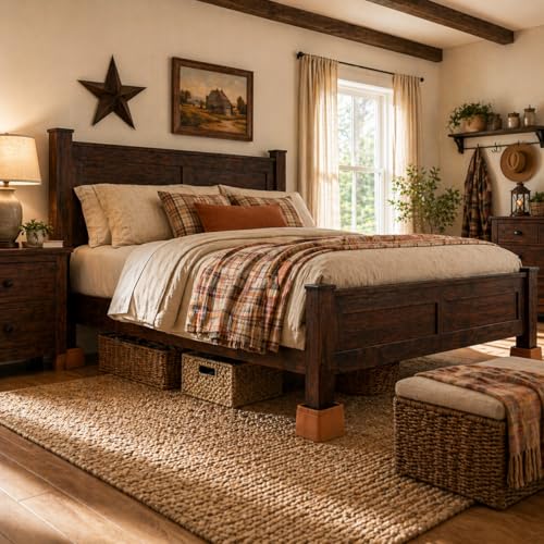 BTSD-home Bed Risers 3 Inch, 4 Pack by BTSD-home - Used condition - Image 7