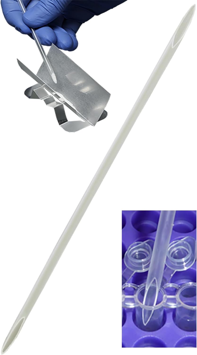 LevGo® 17211 Standard smartSpatula® Disposable Multipurpose Laboratory Spatula, PP, 210 x 7 mm (300 spatulas per Pack). Look for the V at the Neck.®