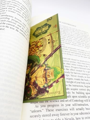 Anime One Piece Gold Coated Bookmarks, Straw Hat Pirates Limited Edition Collectible Banknote (10 PCS, Gold) - Thumbnail 4